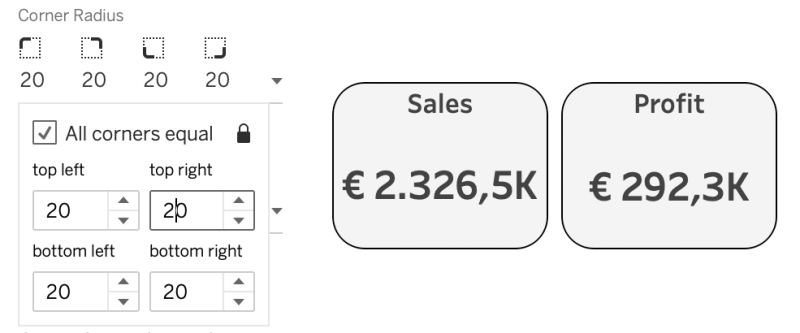 Tableau Rounded Containers Rounded Corner Maps in Tableau - Antichaos