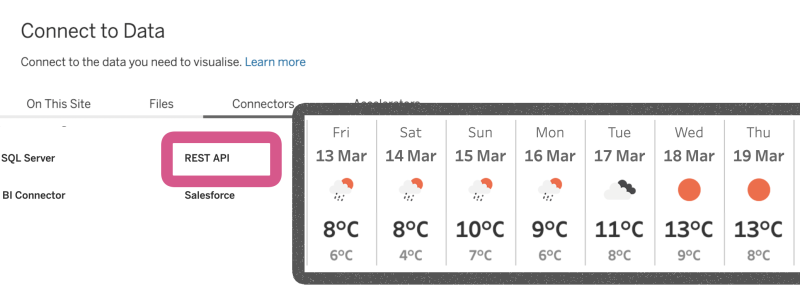 Tableau REST API Connector: Add Live Web Data to Your Dashboards ...