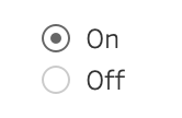On/Off Single Value List