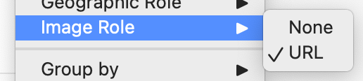 Image role to URL