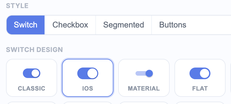 Latch extension sample UI