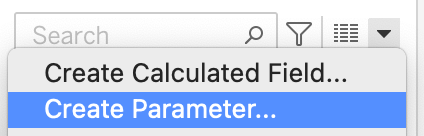 Create a Parameter