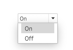 On/Off Compact list
